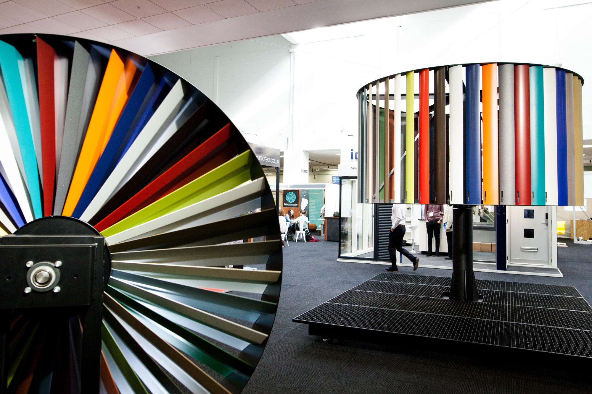 Various kinetic objects for Axalta Coating Systems created by formlos.com