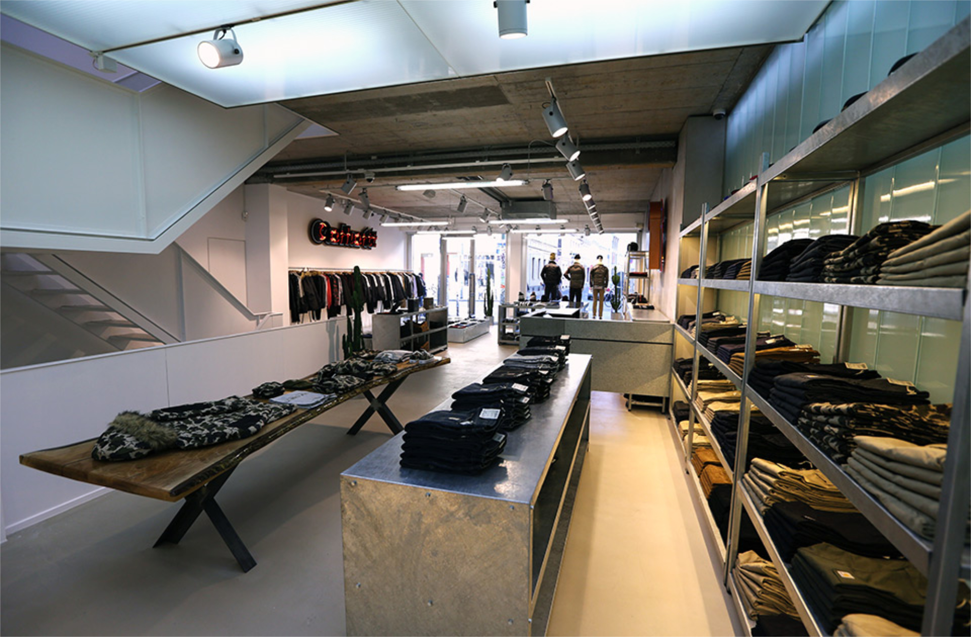 Various carhartt stores for carhartt WIP designed by formlos.com