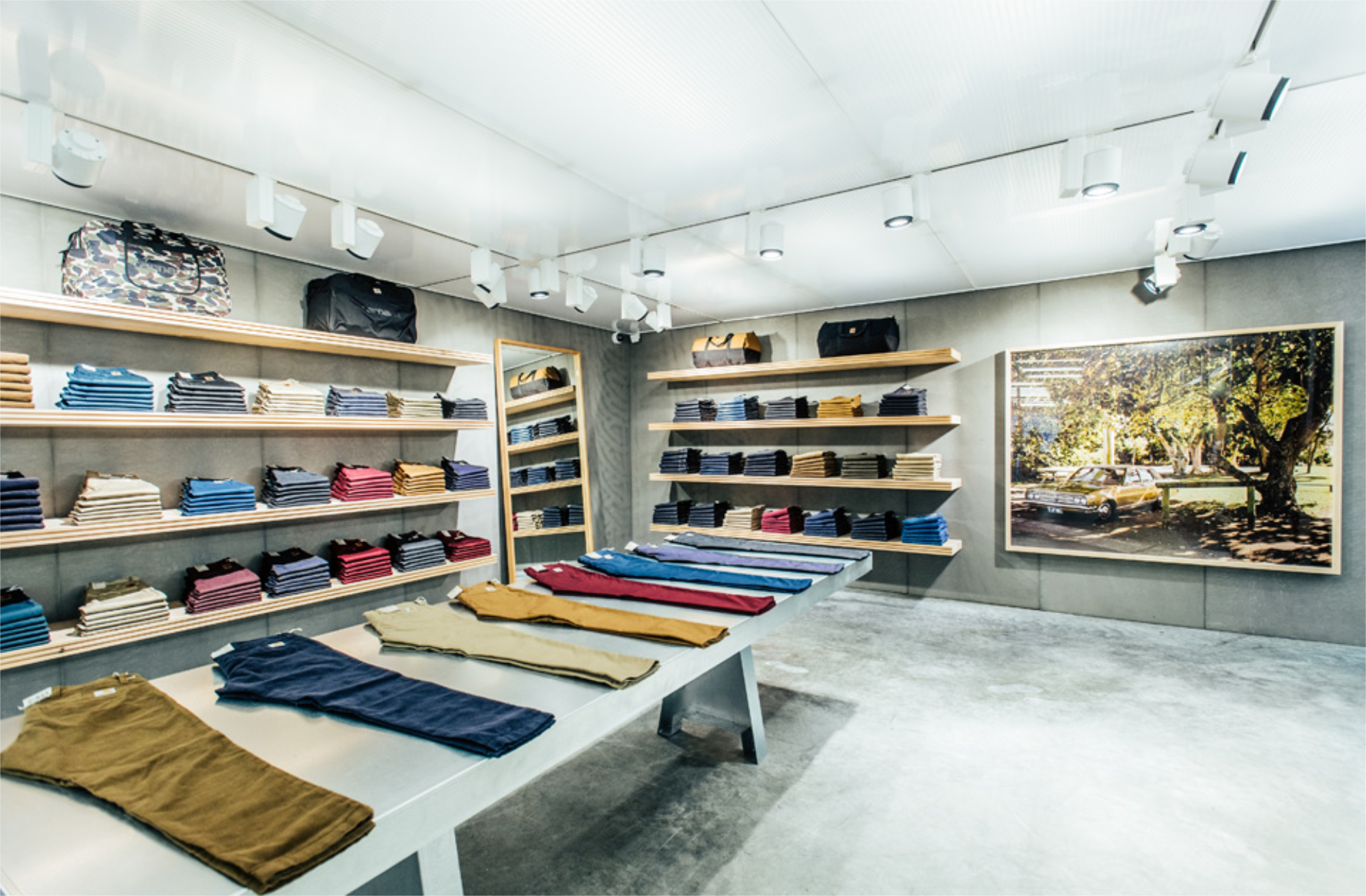 Various stores for carhartt WIP designed by formlos.com