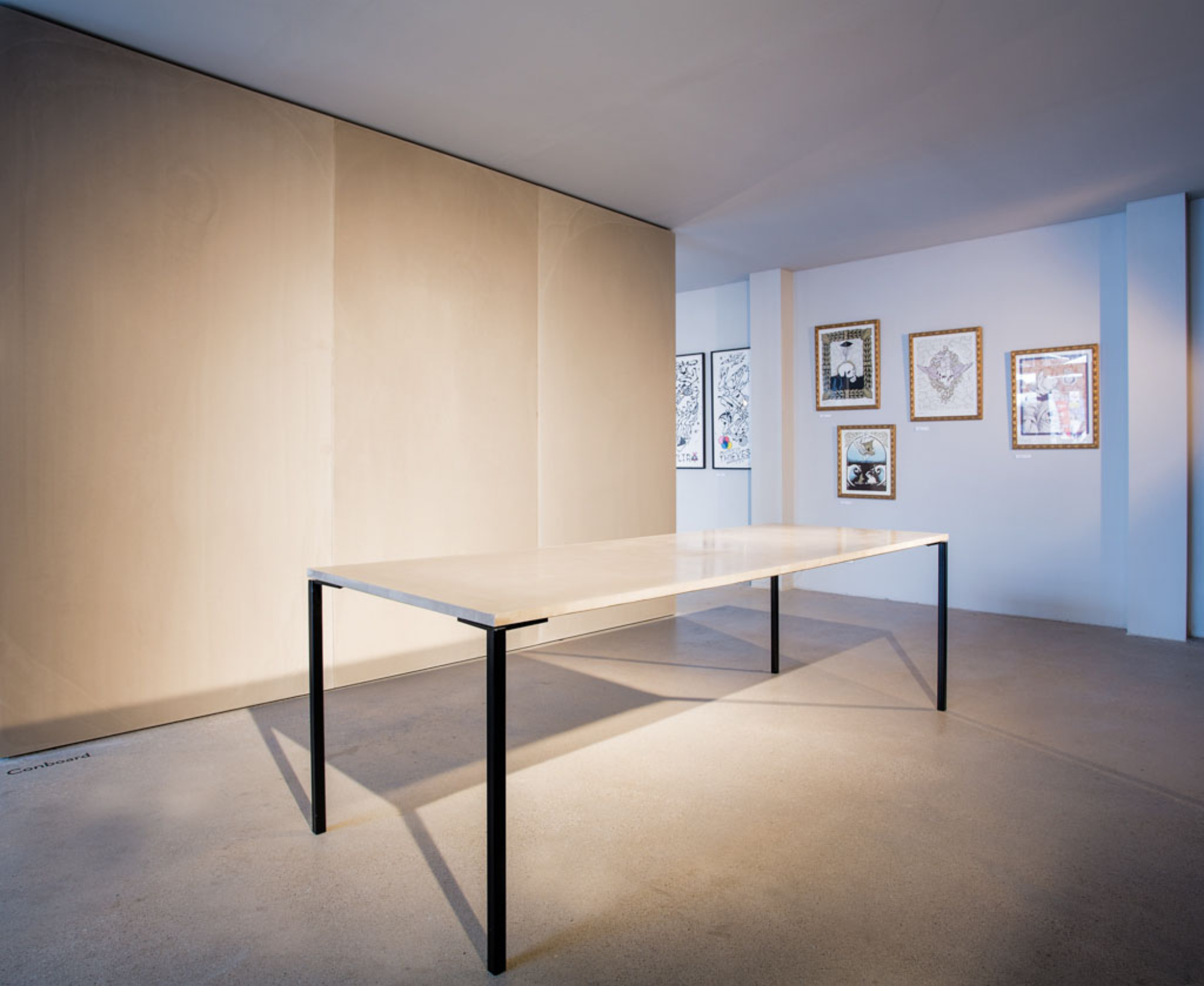 The conboard material designed by formlos.com