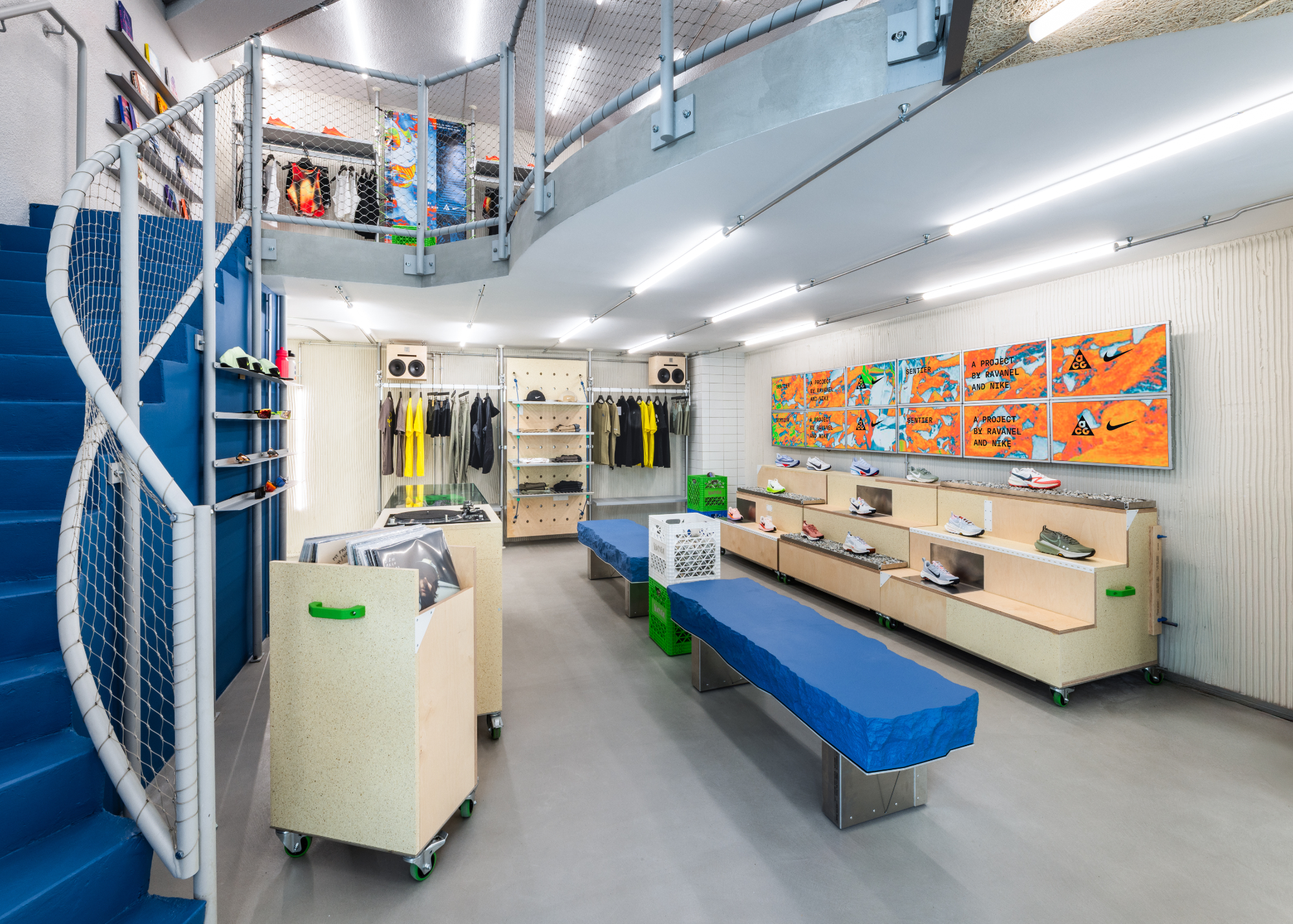 sentier — ravanel and nike’s trail running store, co-produced by formlos.com